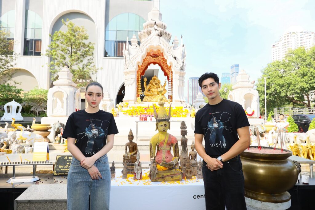 wooden buddha ceremony